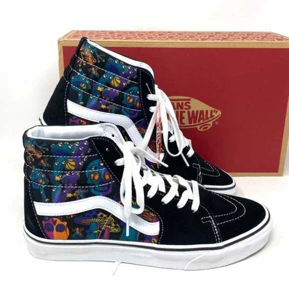 Vans Shoes Vans Sk8hi Trippy Drip Black Multi Women Canvas